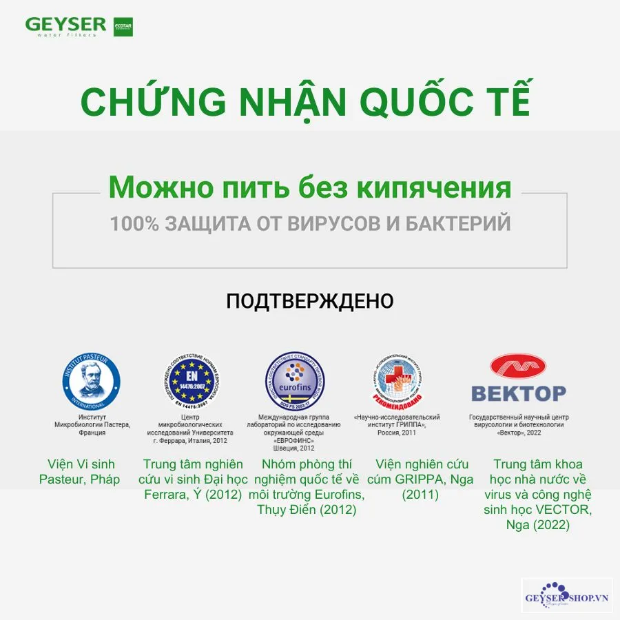 Máy lọc nước nano Geyser Ecotar Bio 2