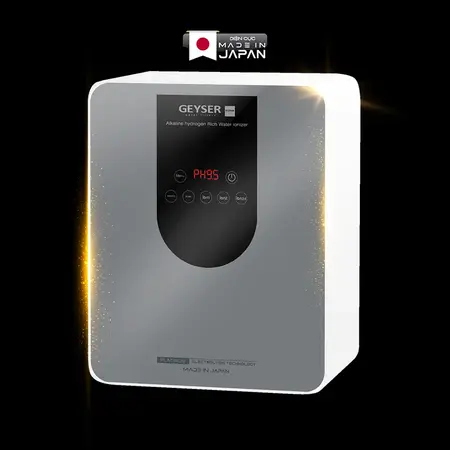 Máy lọc nước ion kiềm giàu hydro Geyser Ecotar 9 Pro