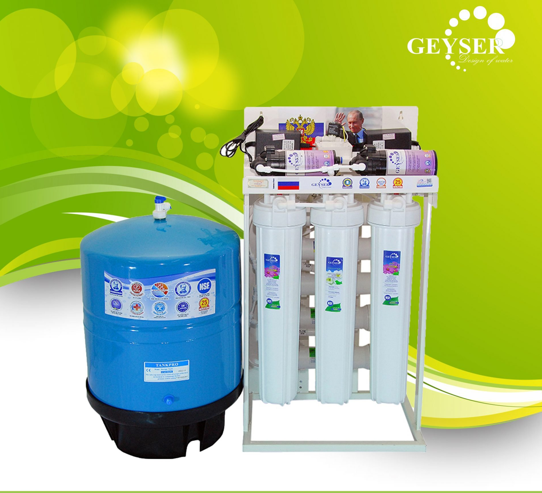 Máy lọc nước RO Geyser 50 lít/giờ