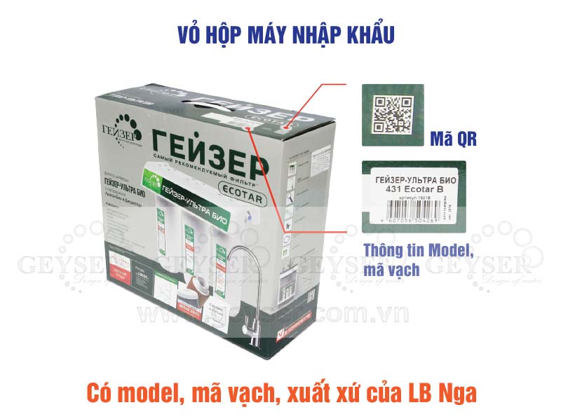 Máy lọc nước nano Geyser ECOTAR 4